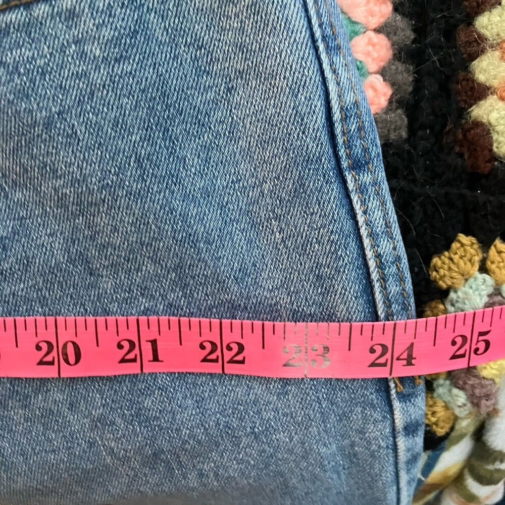 Vintage Request Jeans 2000s 90s 36" Blue Straight Leg Denim Dad Mom Y2K - Picture 10 of 10